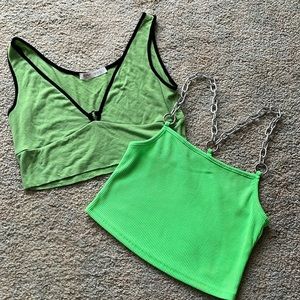 2 ROMWE cropped tanks